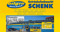 Desktop Screenshot of getraenke-schenk.com